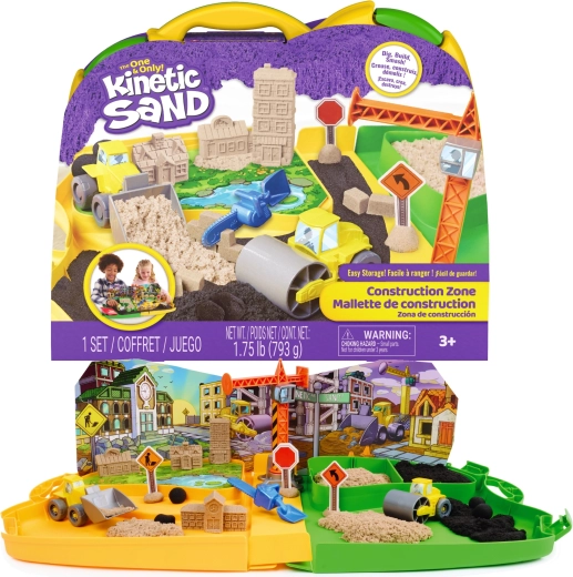 Cantiere Kinetic Sand – sabbia cinetica 793 g e accessori