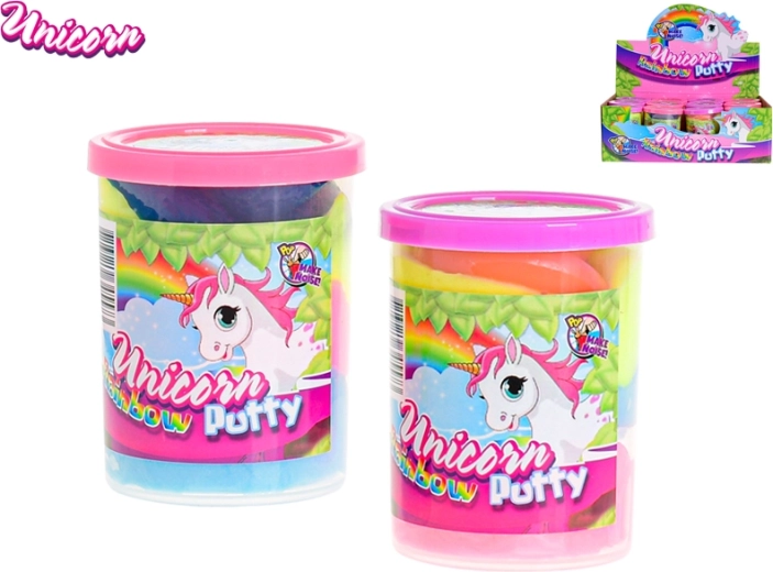 Pasta puzzolente arcobaleno Unicorn nel barattolo