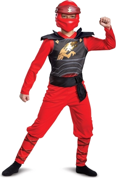 costume ninja Kai per bambini 4–6 anni con maschera