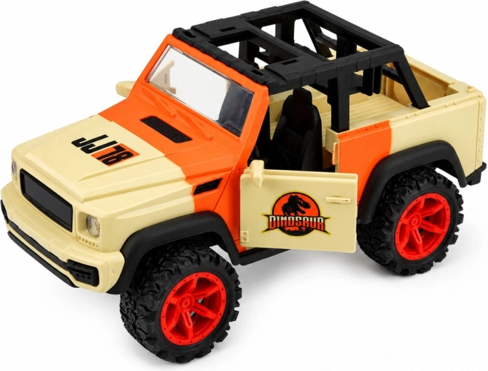 Auto fuoristrada con porte apribili e portellone posteriore