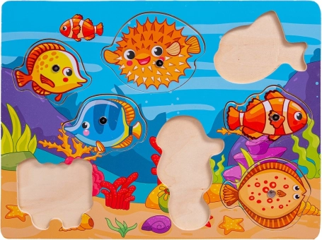 Apprendimento di forme, colori e animali marini