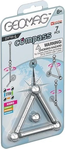 Trefl Geomag Pro-L set di costruzione magnetico bussola – 7 pezzi