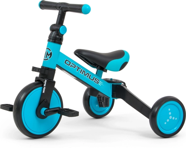 Bicicletta per bambini 3 in 1 Milly Mally Optimus blu