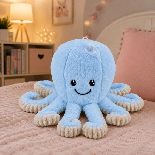 Peluche morbido e graziosi dettagli ricamati