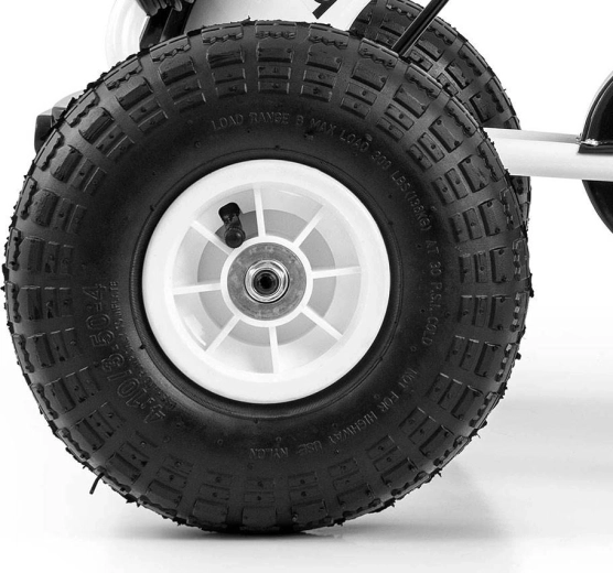 Ruote pneumatiche con cuscinetti per una guida fluida