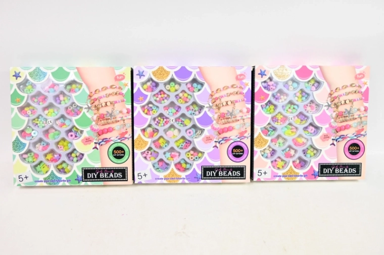 Set di perline per creare gioielli (più di 500 pezzi)
