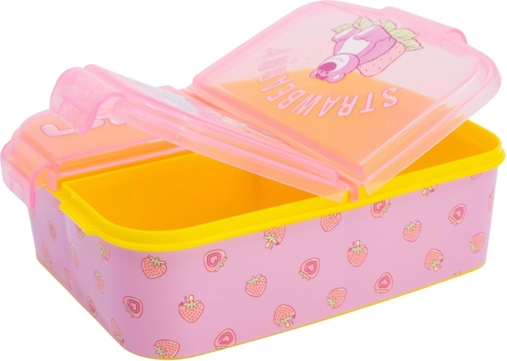 Tre scomparti per una merenda ordinata