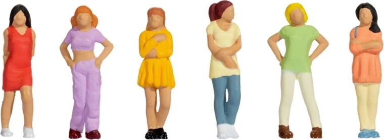 Noch set di figurine ragazze H0 (6 pz)
