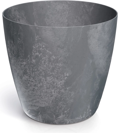 Vaso con effetto cemento MATE 19,8 cm marengo