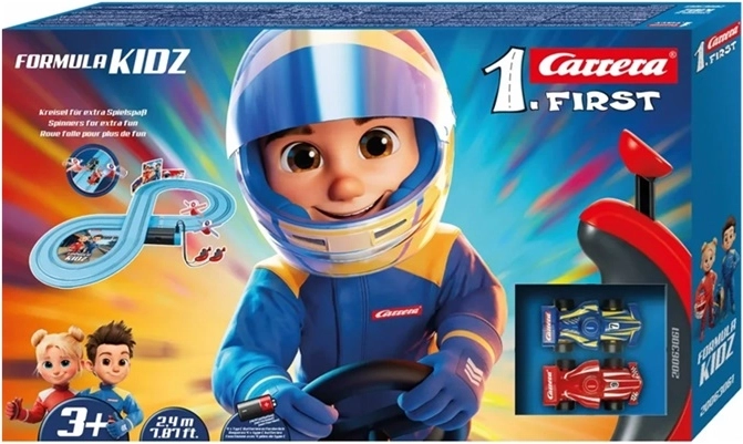 Carrera First pista da corsa Formula Kidz 2,4 m