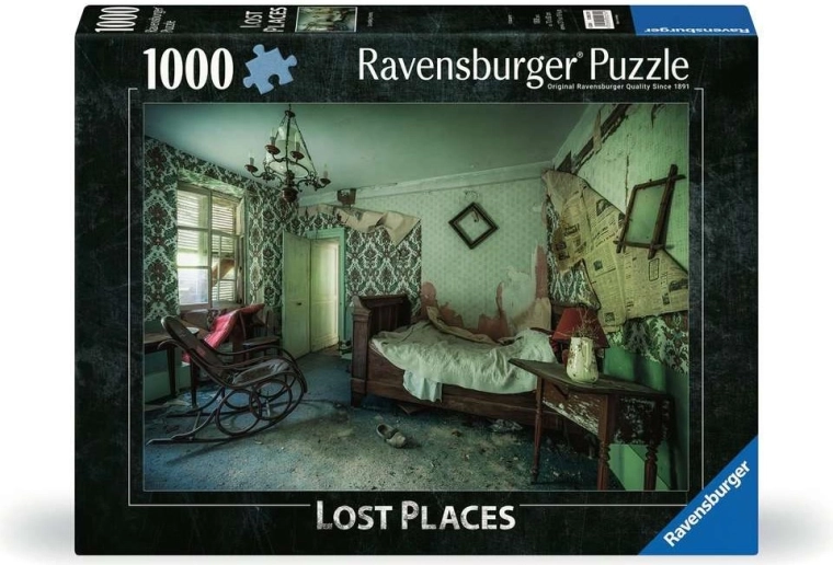 Puzzle Ravensburger Luoghi perduti: camera da letto verde 1000 pezzi