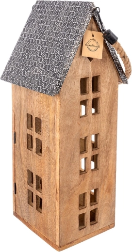 Legno di mango resistente e tetto in metallo