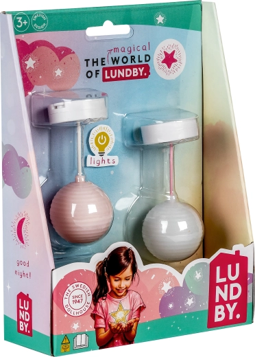 Due lampade LED per la casa delle bambole