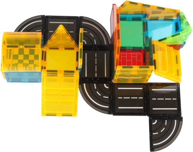 Strade e costruzioni magnetiche che mantengono la forma