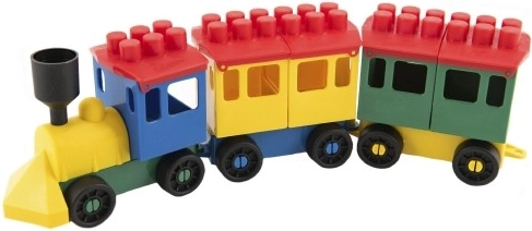Locomotiva e due vagoncini collegabili
