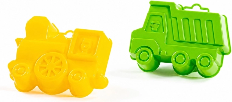 Stampo per la sabbia a forma di trenino o camion - 1 pezzo