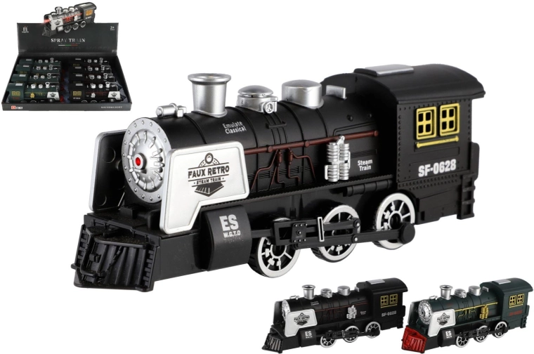 Locomotiva a batteria antiurto con luce e suono 20 cm