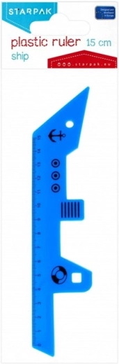 STARPAK righello nave 15 cm - 1 pezzo