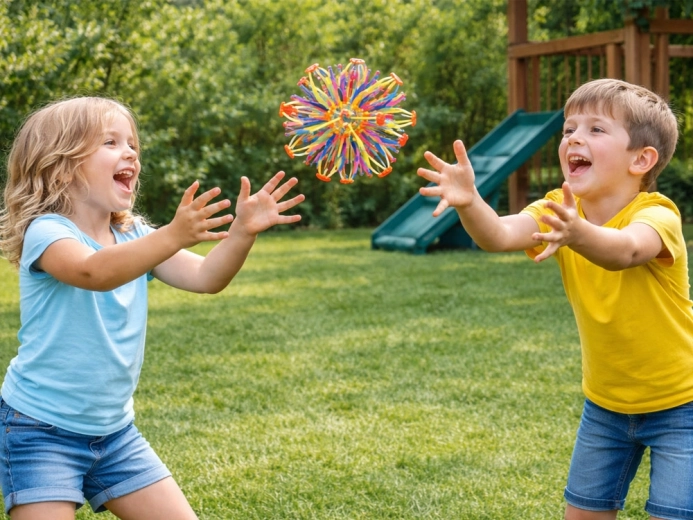 Leggera, colorata e ideale per il gioco attivo