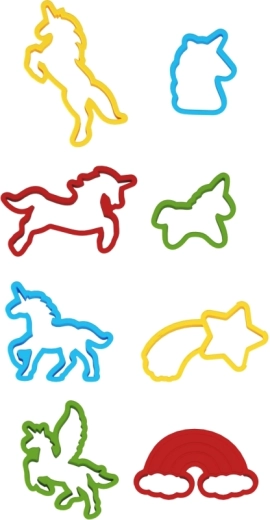 Formine tagliapasta a tema unicorni