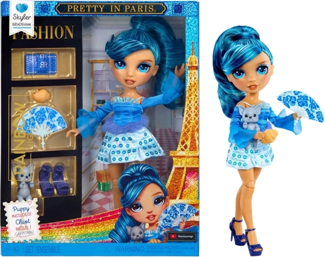 Bambola alla moda Rainbow High Pretty in Paris Violet