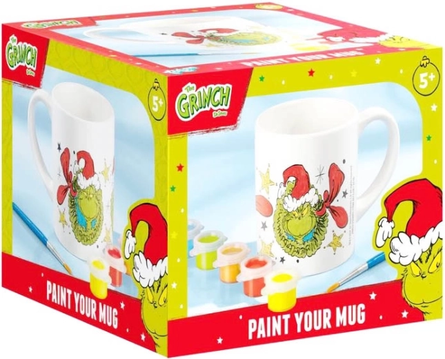 Tazza da colorare GRINCH – set per la decorazione fai-da-te