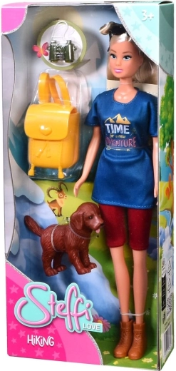 Bambola Steffi escursionista con cane