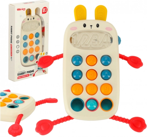 Telefono sensoriale–masticatore per neonati Bibi-inn