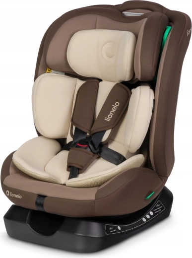 Seggiolino auto Lionelo Aart i-Size 40–150 cm beige-marrone
