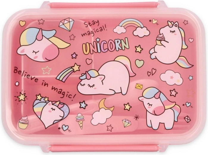 Grazioso design con unicorni