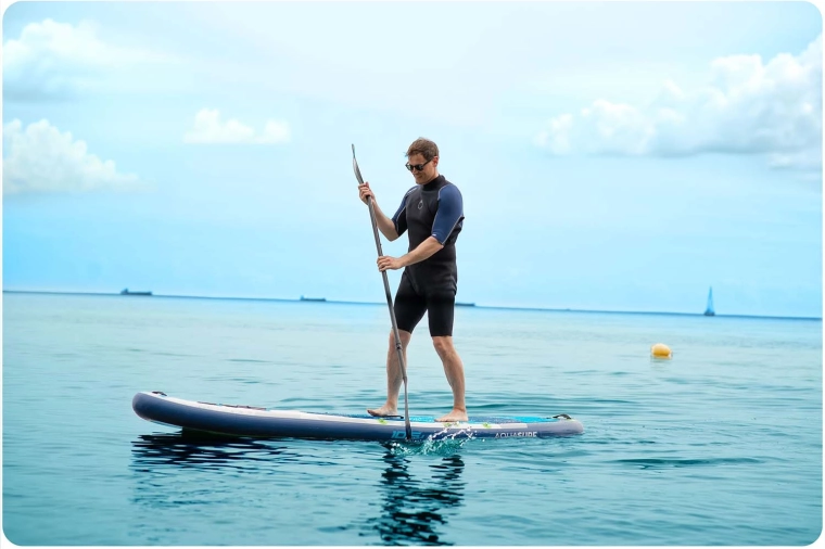 Piede sicuro grazie al deck in EVA antiscivolo