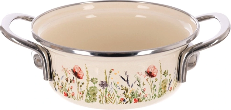 Acciaio smaltato resistente con bordo in inox