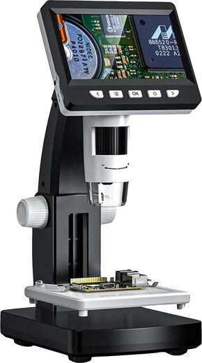 Microscopio digitale Renew Force G600 con LCD da 4,3" e ingrandimento 1000× - 1 pezzo