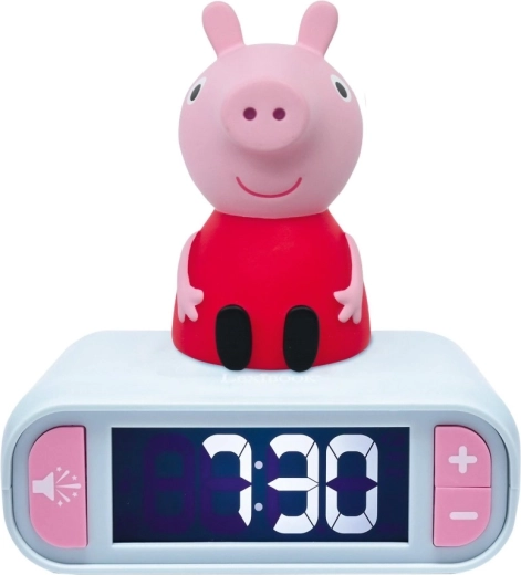 Sveglia Lexibook Peppa Pig con statuina luminosa
