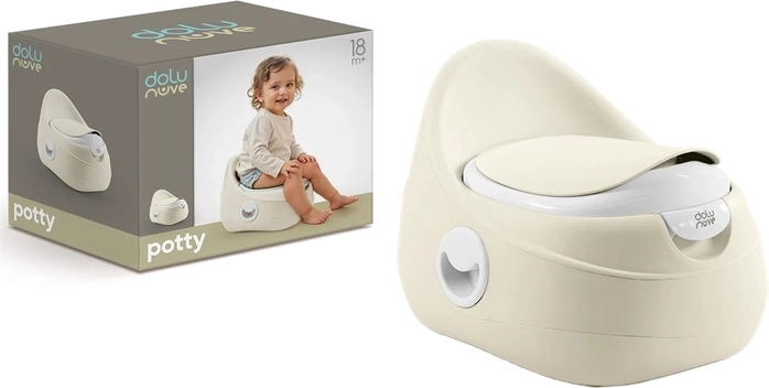 Vasino per bambini Dolu con schienale beige