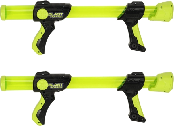Set di pistole spara palline di schiuma BLAST POPPER, 2 pistole + 2 maschere + 48 palline