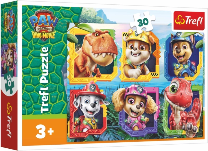 Puzzle Paw Patrol (Tlapková patrola) Dino Movie Isola dei dinosauri 30 pezzi