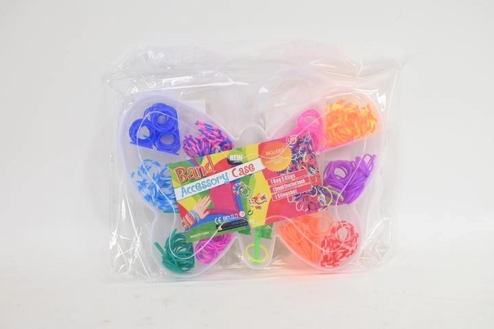 Kit per creare braccialetti con organizer a forma di farfalla