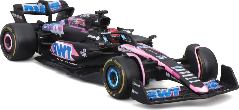 figurina del pilota e ruote liberamente rotanti