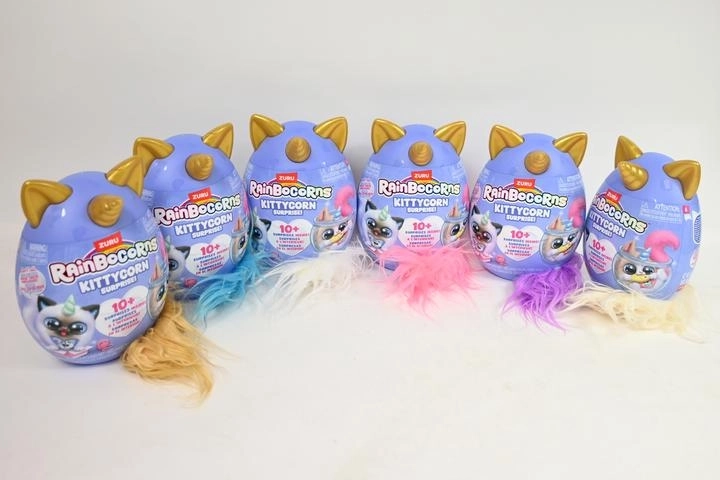 ZURU Rainbocorns Kittycorn Surprise – ovetto sorpresa con gattino unicorno di peluche