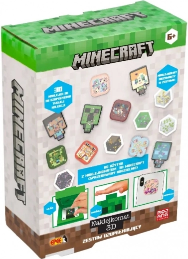 Naklejkomat 3d – set aggiuntivo minecraft