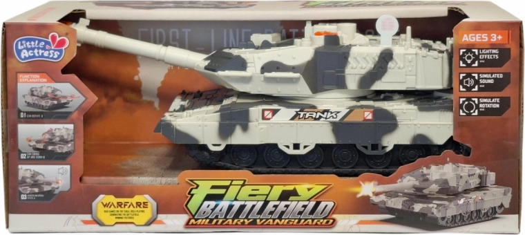 Carro armato militare con luci e suoni