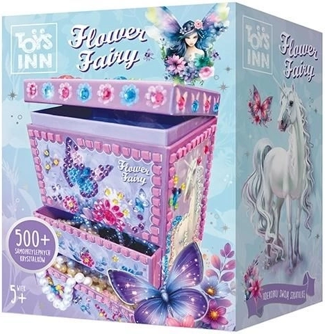 Scrigno portagioie a mosaico creativo FLOWER FAIRY Iris – TOYS INN