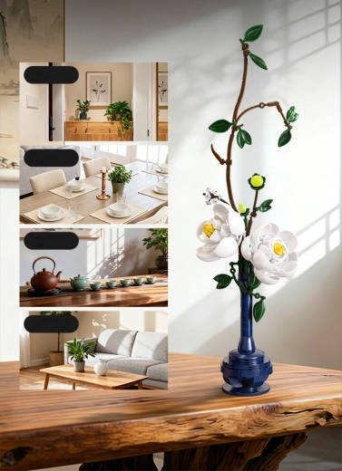 Decorazione floreale realistica senza annaffiatura