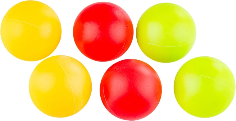 Palline colorate e supporto stabile a forma di cerbiatto