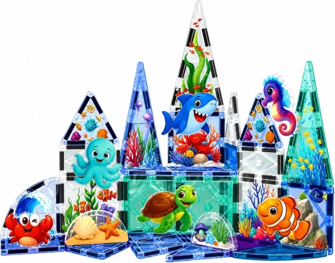 Un mondo marino pieno di animali e colori