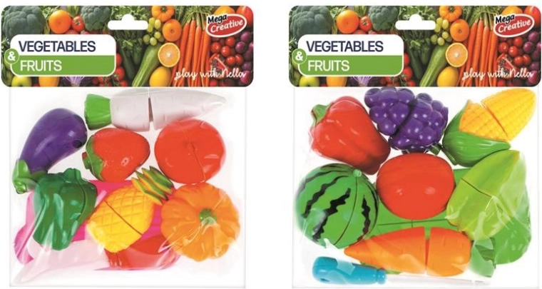 Set di plastica per tagliare per bambini MEGA CREATIVE