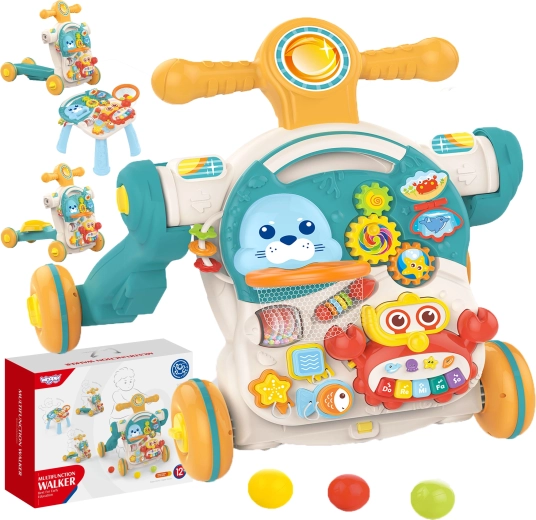 Cavalcabile multifunzionale interattivo per bambini WOOPIE 4 in 1