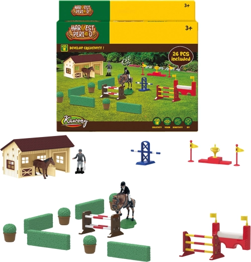 Farm Service set sportivo equestre Parkour 26 pz
