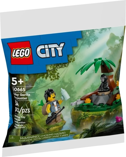 LEGO City incontro con il cucciolo di gorilla - 1 pezzo